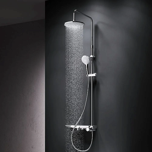 Душевая система AM.PM Gem F0790700 верхний душ 220мм хром Душевая система AM.PM Gem F0790700 верхний душ 220мм хром