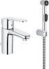 Смеситель для раковины GROHE Eurostyle Cosmopolitan с Гигиенический душем, с цепочкой, размер S, хро 23549000