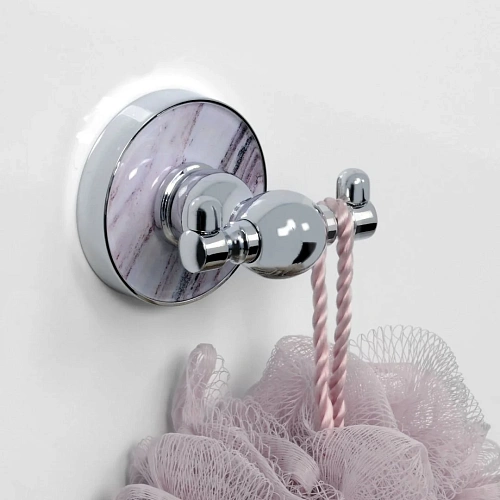 Крючок WasserKRAFT Aland K-8523D двойной хром Крючок WasserKRAFT Aland K-8523D двойной хром