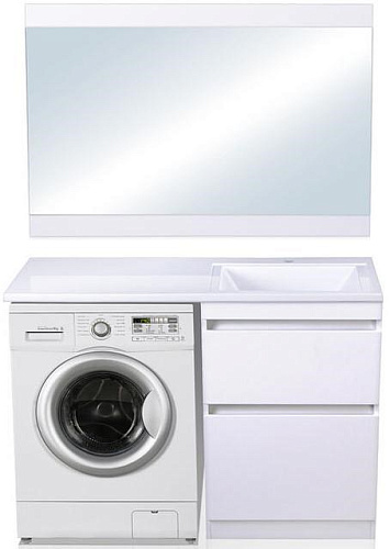 Тумба под раковину Style Line Даллас 120, Люкс белая, PLUS СС-00000388 Тумба под раковину Style Line Даллас 120, Люкс белая, PLUS СС-00000388