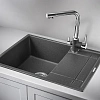 Кухонная мойка Granula 6501, ГРАФИТ (ЧЁРНО-СЕРЫЙ), кварц 650х495 Кухонная мойка Granula 6501, ГРАФИТ (ЧЁРНО-СЕРЫЙ), кварц 650х495