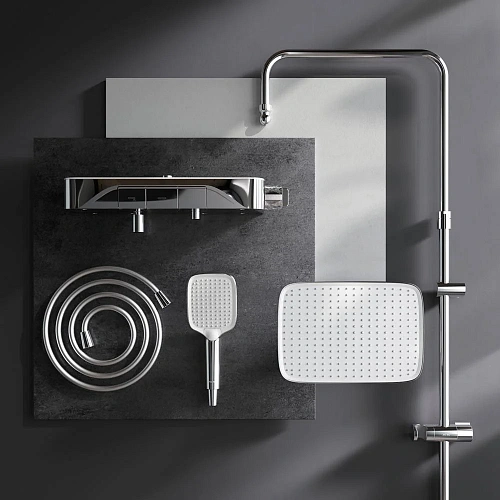 Душевая система AM.PM Func F078F300 с термостатом Душевая система AM.PM Func F078F300 с термостатом