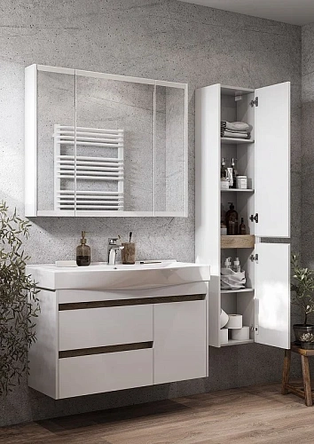 Тумба под раковину Aquaton Нортон 100 белая 1A249001NT010 Тумба под раковину Aquaton Нортон 100 белая 1A249001NT010