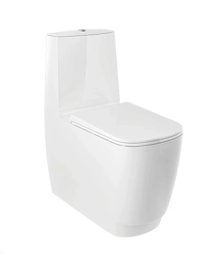 Унитаз напольный Kludi RESA S 27WCB0153 керамический, компакт Унитаз напольный Kludi RESA S 27WCB0153 керамический, компакт