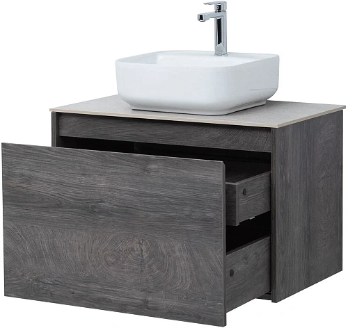 Тумба под раковину Aquanet Nova Lite 75 дуб рошелье (1 ящик) 00242274 Тумба под раковину Aquanet Nova Lite 75 дуб рошелье (1 ящик) 00242274