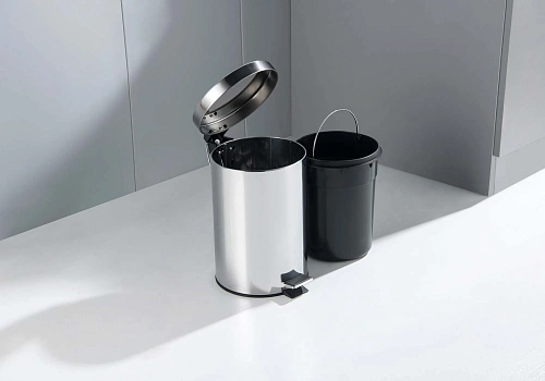 Корзина для мусора Aquatek AQ4992CR хром полированный Корзина для мусора Aquatek AQ4992CR хром полированный