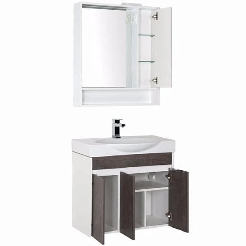 Комплект мебели Aquanet Коста 76 белый/дуб антик 00188420 Комплект мебели Aquanet Коста 76 белый/дуб антик 00188420