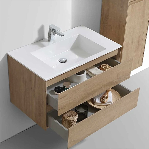 Тумба под раковину Vincea Luka 80 подвесная N.Oak VMC-2L800NO Тумба под раковину Vincea Luka 80 подвесная N.Oak VMC-2L800NO