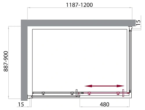Душевой уголок BelBagno UNO-AH-1-120/90-P-Cr 1200x900 мм Душевой уголок BelBagno UNO-AH-1-120/90-P-Cr 1200x900 мм