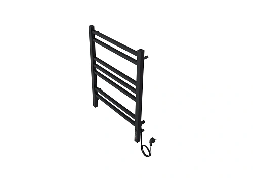 Полотенцесушитель электрический Aquatek Альтаир П7 500х700 мм, черный муар AQ EL KP0770BL Полотенцесушитель электрический Aquatek Альтаир П7 500х700 мм, черный муар AQ EL KP0770BL