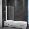 Шторка на ванну CEZARES RELAX-V-11-100/140-C-Bi 100 см стекло прозрачное, профиль белый Шторка на ванну CEZARES RELAX-V-11-100/140-C-Bi 100 см стекло прозрачное, профиль белый