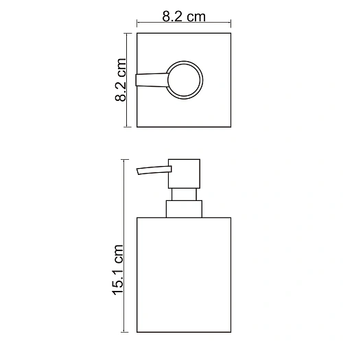 Дозатор жидкого мыла WasserKRAFT Leine K-3899 белый Дозатор жидкого мыла WasserKRAFT Leine K-3899 белый