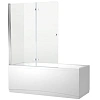 Шторка на ванну Aquanet Beta 4 NF6222-hinge, прозрачное стекло 00196053 Шторка на ванну Aquanet Beta 4 NF6222-hinge, прозрачное стекло 00196053