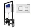 Картинка анонса товара «инсталляция для унитаза bettoserb sava free standing sfs40006488g с клавишей смыва smart белый/хром»