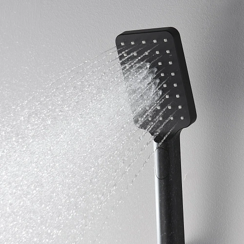 Душевая лейка WasserKRAFT A130 3-функциональная черный Душевая лейка WasserKRAFT A130 3-функциональная черный