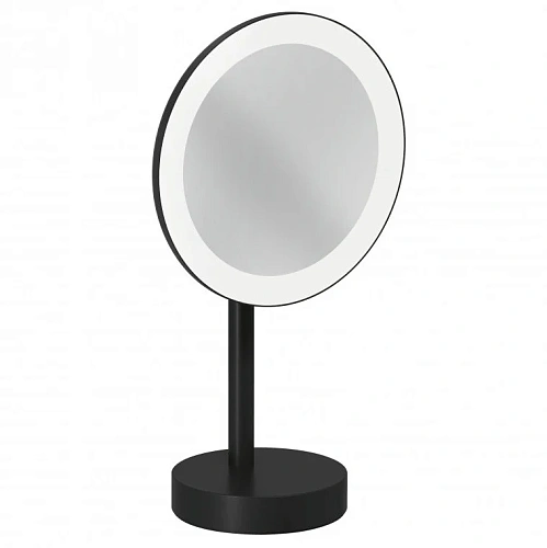 Зеркало косметическое Kludi VELA R 5899539F черный матовый Зеркало косметическое Kludi VELA R 5899539F черный матовый