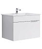 Тумба под раковину AQWELLA Brig 75см Br.01.07/1/W подвесная, белая