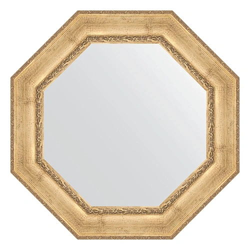 Зеркало в багетной раме Evoform Octagon, BY 3672, 83 x 83 см, состаренное серебро с орнаментом Зеркало в багетной раме Evoform Octagon, BY 3672, 83 x 83 см, состаренное серебро с орнаментом