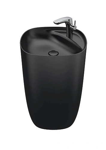 Раковина Roca Beyond 50х42х88 оникс матовый 3270B0640 Раковина Roca Beyond 50х42х88 оникс матовый 3270B0640