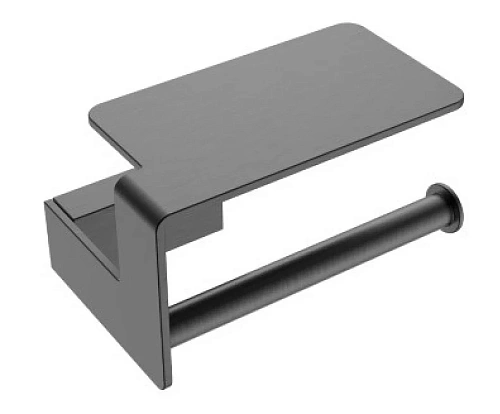 Держатель туалетной бумаги Boheme Q 10941-GM Gun Metall Держатель туалетной бумаги Boheme Q 10941-GM Gun Metall