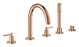 Смеситель на борт ванны GROHE Atrio New на 5 отверстий, теплый закат глянец (19922DA3) Смеситель на борт ванны GROHE Atrio New на 5 отверстий, теплый закат глянец (19922DA3)