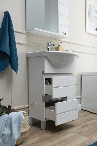 Комплект мебели Aquanet Доминика 60 белый 00172403 Комплект мебели Aquanet Доминика 60 белый 00172403