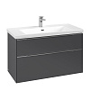 Картинка анонса товара «тумба под раковину villeroy &amp; boch subway 3.0 graphite / graphite c57000vr»