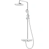Душевая система BERGES MORANS 075001 с изливом и термостатом, хром Душевая система BERGES MORANS 075001 с изливом и термостатом, хром