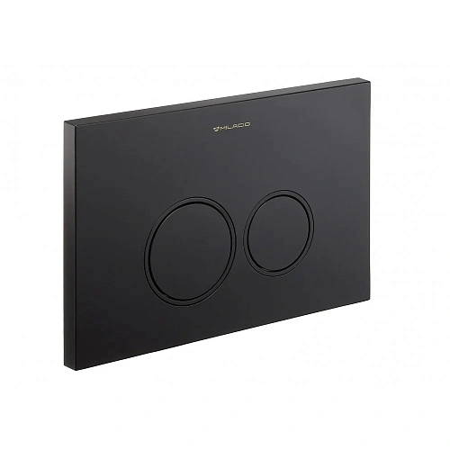 Клавиша смыва Milacio Standart MCU.203 две кнопки, механическая, черный матовый R-style Клавиша смыва Milacio Standart MCU.203 две кнопки, механическая, черный матовый R-style