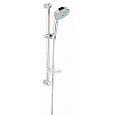 Душевой гарнитур GROHE Rainshower Rustic (Душевая лейка, штанга 600 мм, шланг 1750 мм), хром (271390 27139000 Душевой гарнитур GROHE Rainshower Rustic (Душевая лейка, штанга 600 мм, шланг 1750 мм), хром (271390 27139000