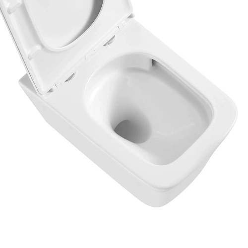 Унитаз подвесной Vincea Q-Line VT1-12T безободковый, цвет белый, ультратонкое soft-close сиденье Унитаз подвесной Vincea Q-Line VT1-12T безободковый, цвет белый, ультратонкое soft-close сиденье