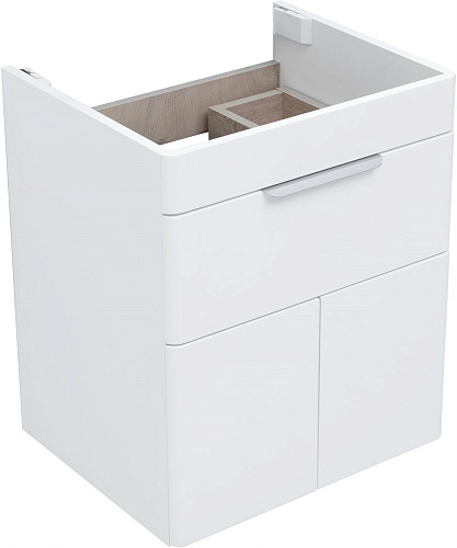 Тумба под раковину Aquanet Ирис new 50 белый глянец (1 ящик, 2 дверцы) 00310147 Тумба под раковину Aquanet Ирис new 50 белый глянец (1 ящик, 2 дверцы) 00310147