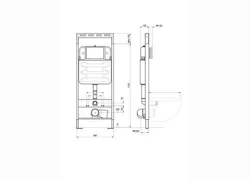Комплект унитаза SET Aquatek ПОЛАРИС-055 с инсталляцией, клавишей смыва и сиденьем микролифт Комплект унитаза SET Aquatek ПОЛАРИС-055 с инсталляцией, клавишей смыва и сиденьем микролифт
