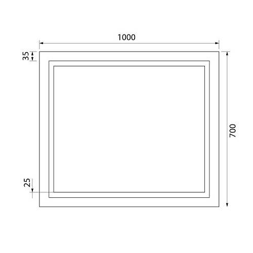 Зеркало Iddis Zodiac 100 (ZOD1000i98) с подсветкой Зеркало Iddis Zodiac 100 (ZOD1000i98) с подсветкой