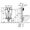 Инсталляция для унитаза GROHE Uniset (38643001) Инсталляция для унитаза GROHE Uniset (38643001)
