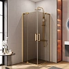 Душевой уголок CEZARES SLIDER-A-2-70/80-BR-BORO 70-80x70-80см стекло тонированное (бронза), профиль брашированное золото Душевой уголок CEZARES SLIDER-A-2-70/80-BR-BORO 70-80x70-80см стекло тонированное (бронза), профиль брашированное золото