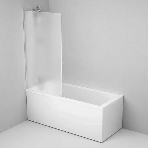 Шторка на ванну AM.PM Gem W90BS-080-140CM 80х140 фиксированная, хром, стекло матовое Шторка на ванну AM.PM Gem W90BS-080-140CM 80х140 фиксированная, хром, стекло матовое