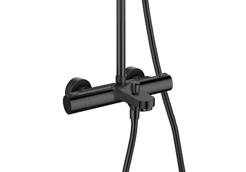 Душевая система Aquatek ВЕГА AQ2043MB черный матовый Душевая система Aquatek ВЕГА AQ2043MB черный матовый