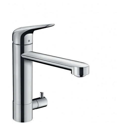 Смеситель для кухни Hansgrohe 180, с запорным вентилем, 1jet 71813000, хром Смеситель для кухни Hansgrohe 180, с запорным вентилем, 1jet 71813000, хром