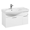 Картинка анонса товара «тумба с раковиной aquaton инди 80 1a1884k0nd010 белый»