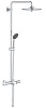 Картинка анонса товара «душевая система grohe vitalio joy 260 с термостатическим смесителем для ванны, хром (27860001)»