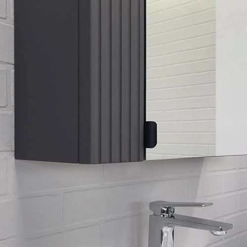 Зеркальный шкаф Comforty Лима 60 00-00019425 антрацит Зеркальный шкаф Comforty Лима 60 00-00019425 антрацит