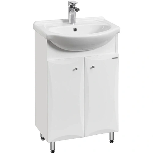 Тумба под раковину Aquaton Джимми 57 М белый 1A250401DJ010 Тумба под раковину Aquaton Джимми 57 М белый 1A250401DJ010