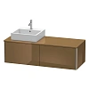 Тумба под раковину Duravit XSquare XS4903L6161 140 см Коричнево-оливковый глянцевый Тумба под раковину Duravit XSquare XS4903L6161 140 см Коричнево-оливковый глянцевый