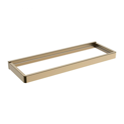 Полка ABBER Westen AA1759G стеклянная золото матовое Полка ABBER Westen AA1759G стеклянная золото матовое