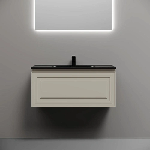 Тумба под раковину Sancos Very VR90CE 890х445х406 Beige Soft, подвесная Тумба под раковину Sancos Very VR90CE 890х445х406 Beige Soft, подвесная