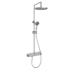 Душевая система SANCOS Teo SC11002CH c термостатом, встроенным изливом, с регулировкой по высоте, хром