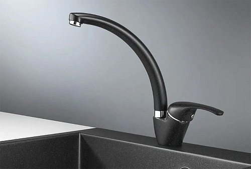 Смеситель для кухни Granula 2024, ЧЁРНЫЙ Смеситель для кухни Granula 2024, ЧЁРНЫЙ