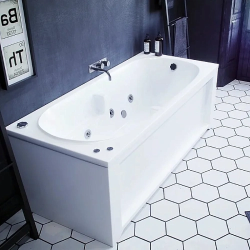 Акриловая ванна Aquatek Лея пустая с фронтальныйм экраном слив справа LEY170-0000057 Акриловая ванна Aquatek Лея пустая с фронтальныйм экраном слив справа LEY170-0000057