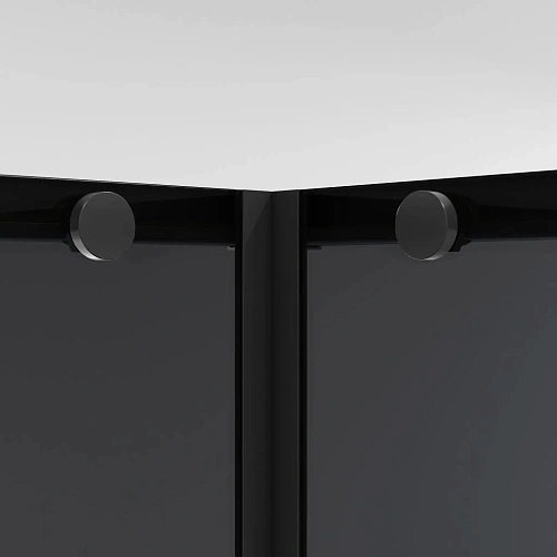 Душевой уголок Niagara Nova NG-2822-34BLACK (80x80x195) квадратная, раздвижная, черный матовый, стекл тонированное Душевой уголок Niagara Nova NG-2822-34BLACK (80x80x195) квадратная, раздвижная, черный матовый, стекл тонированное